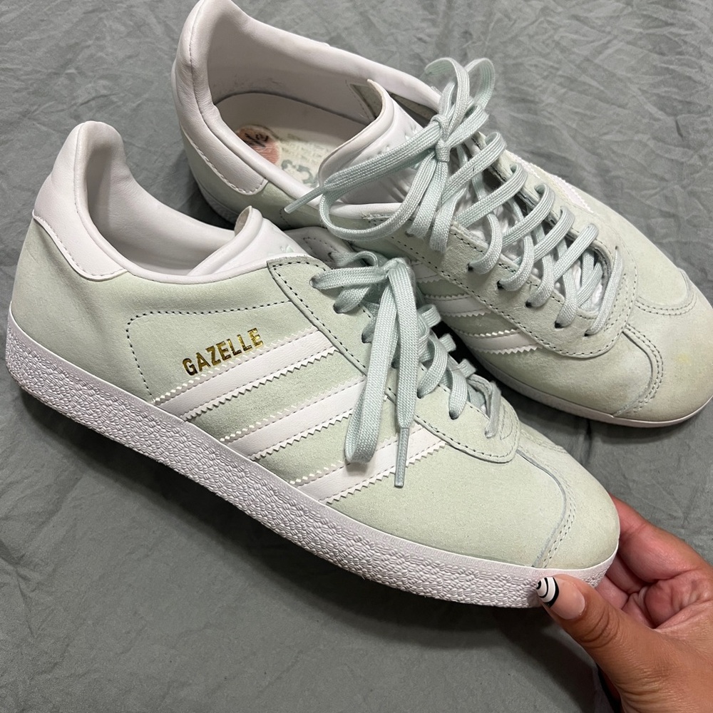 Mint  Adidas Gazelle sneakers